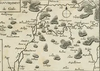 Picture 48 of 470 from Premiere[-seconde] partie, Les plans et profilz de toutes les principalles villes et lieux considerables de France : ensemble les cartes generalles de chascune prouince & les particulières de chasque gouuernement d'icelles (1636), leaf 134