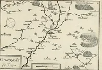 Picture 63 of 470 from Premiere[-seconde] partie, Les plans et profilz de toutes les principalles villes et lieux considerables de France : ensemble les cartes generalles de chascune prouince & les particulières de chasque gouuernement d'icelles (1636), leaf 168
