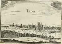Picture 64 of 470 from Premiere[-seconde] partie, Les plans et profilz de toutes les principalles villes et lieux considerables de France : ensemble les cartes generalles de chascune prouince & les particulières de chasque gouuernement d'icelles (1636), leaf 170