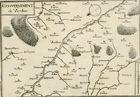 Picture 71 of 470 from Premiere[-seconde] partie, Les plans et profilz de toutes les principalles villes et lieux considerables de France : ensemble les cartes generalles de chascune prouince & les particulières de chasque gouuernement d'icelles (1636), leaf 180