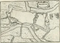 Picture 76 of 470 from Premiere[-seconde] partie, Les plans et profilz de toutes les principalles villes et lieux considerables de France : ensemble les cartes generalles de chascune prouince & les particulières de chasque gouuernement d'icelles (1636), leaf 190