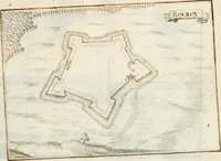 Picture 93 of 470 from Premiere[-seconde] partie, Les plans et profilz de toutes les principalles villes et lieux considerables de France : ensemble les cartes generalles de chascune prouince & les particulières de chasque gouuernement d'icelles (1636), leaf 224