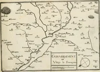 Picture 101 of 470 from Premiere[-seconde] partie, Les plans et profilz de toutes les principalles villes et lieux considerables de France : ensemble les cartes generalles de chascune prouince & les particulières de chasque gouuernement d'icelles (1636), leaf 240