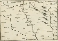 Picture 106 of 470 from Premiere[-seconde] partie, Les plans et profilz de toutes les principalles villes et lieux considerables de France : ensemble les cartes generalles de chascune prouince & les particulières de chasque gouuernement d'icelles (1636), leaf 250