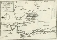 An illustration from Premiere[-seconde] partie, Les plans et profilz de toutes les principalles villes et lieux considerables de France : ensemble les cartes generalles de chascune prouince & les particulières de chasque gouuernement d'icelles (1636)