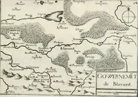 Picture 129 of 470 from Premiere[-seconde] partie, Les plans et profilz de toutes les principalles villes et lieux considerables de France : ensemble les cartes generalles de chascune prouince & les particulières de chasque gouuernement d'icelles (1636), leaf 296