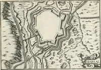 Picture 135 of 470 from Premiere[-seconde] partie, Les plans et profilz de toutes les principalles villes et lieux considerables de France : ensemble les cartes generalles de chascune prouince & les particulières de chasque gouuernement d'icelles (1636), leaf 304