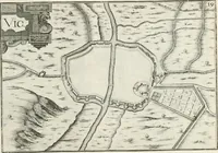Picture 136 of 470 from Premiere[-seconde] partie, Les plans et profilz de toutes les principalles villes et lieux considerables de France : ensemble les cartes generalles de chascune prouince & les particulières de chasque gouuernement d'icelles (1636), leaf 306
