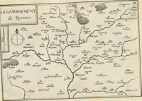 Picture 151 of 470 from Premiere[-seconde] partie, Les plans et profilz de toutes les principalles villes et lieux considerables de France : ensemble les cartes generalles de chascune prouince & les particulières de chasque gouuernement d'icelles (1636), leaf 338
