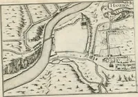 Picture 167 of 470 from Premiere[-seconde] partie, Les plans et profilz de toutes les principalles villes et lieux considerables de France : ensemble les cartes generalles de chascune prouince & les particulières de chasque gouuernement d'icelles (1636), leaf 368