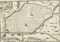 Picture 175 of 470 from Premiere[-seconde] partie, Les plans et profilz de toutes les principalles villes et lieux considerables de France : ensemble les cartes generalles de chascune prouince & les particulières de chasque gouuernement d'icelles (1636), leaf 388