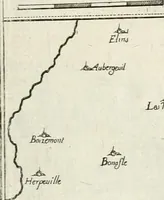 An illustration from Premiere[-seconde] partie, Les plans et profilz de toutes les principalles villes et lieux considerables de France : ensemble les cartes generalles de chascune prouince & les particulières de chasque gouuernement d'icelles (1636)
