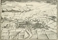 Picture 206 of 470 from Premiere[-seconde] partie, Les plans et profilz de toutes les principalles villes et lieux considerables de France : ensemble les cartes generalles de chascune prouince & les particulières de chasque gouuernement d'icelles (1636), leaf 450