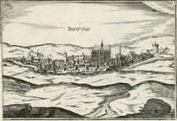 Picture 207 of 470 from Premiere[-seconde] partie, Les plans et profilz de toutes les principalles villes et lieux considerables de France : ensemble les cartes generalles de chascune prouince & les particulières de chasque gouuernement d'icelles (1636), leaf 454