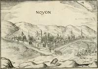 Picture 214 of 470 from Premiere[-seconde] partie, Les plans et profilz de toutes les principalles villes et lieux considerables de France : ensemble les cartes generalles de chascune prouince & les particulières de chasque gouuernement d'icelles (1636), leaf 466