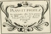 Picture 217 of 470 from Premiere[-seconde] partie, Les plans et profilz de toutes les principalles villes et lieux considerables de France : ensemble les cartes generalles de chascune prouince & les particulières de chasque gouuernement d'icelles (1636), leaf 472