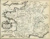 An illustration from Premiere[-seconde] partie, Les plans et profilz de toutes les principalles villes et lieux considerables de France : ensemble les cartes generalles de chascune prouince & les particulières de chasque gouuernement d'icelles (1636)