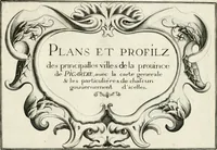 Picture 10 of 470 from Premiere[-seconde] partie, Les plans et profilz de toutes les principalles villes et lieux considerables de France : ensemble les cartes generalles de chascune prouince & les particulières de chasque gouuernement d'icelles (1636), leaf 54