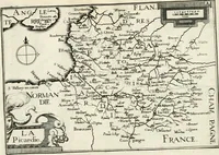 Picture 11 of 470 from Premiere[-seconde] partie, Les plans et profilz de toutes les principalles villes et lieux considerables de France : ensemble les cartes generalles de chascune prouince & les particulières de chasque gouuernement d'icelles (1636), leaf 56
