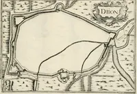 Picture 239 of 470 from Premiere[-seconde] partie, Les plans et profilz de toutes les principalles villes et lieux considerables de France : ensemble les cartes generalles de chascune prouince & les particulières de chasque gouuernement d'icelles (1636), leaf 560