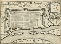 Picture 245 of 470 from Premiere[-seconde] partie, Les plans et profilz de toutes les principalles villes et lieux considerables de France : ensemble les cartes generalles de chascune prouince & les particulières de chasque gouuernement d'icelles (1636), leaf 572