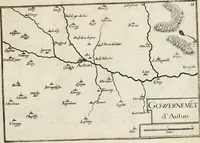 Picture 246 of 470 from Premiere[-seconde] partie, Les plans et profilz de toutes les principalles villes et lieux considerables de France : ensemble les cartes generalles de chascune prouince & les particulières de chasque gouuernement d'icelles (1636), leaf 574