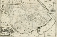 Picture 247 of 470 from Premiere[-seconde] partie, Les plans et profilz de toutes les principalles villes et lieux considerables de France : ensemble les cartes generalles de chascune prouince & les particulières de chasque gouuernement d'icelles (1636), leaf 576