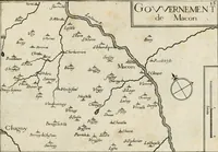 Picture 250 of 470 from Premiere[-seconde] partie, Les plans et profilz de toutes les principalles villes et lieux considerables de France : ensemble les cartes generalles de chascune prouince & les particulières de chasque gouuernement d'icelles (1636), leaf 582