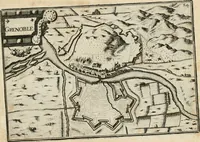 Picture 270 of 470 from Premiere[-seconde] partie, Les plans et profilz de toutes les principalles villes et lieux considerables de France : ensemble les cartes generalles de chascune prouince & les particulières de chasque gouuernement d'icelles (1636), leaf 624
