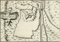Picture 280 of 470 from Premiere[-seconde] partie, Les plans et profilz de toutes les principalles villes et lieux considerables de France : ensemble les cartes generalles de chascune prouince & les particulières de chasque gouuernement d'icelles (1636), leaf 644