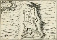 Picture 282 of 470 from Premiere[-seconde] partie, Les plans et profilz de toutes les principalles villes et lieux considerables de France : ensemble les cartes generalles de chascune prouince & les particulières de chasque gouuernement d'icelles (1636), leaf 648