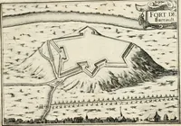 Picture 285 of 470 from Premiere[-seconde] partie, Les plans et profilz de toutes les principalles villes et lieux considerables de France : ensemble les cartes generalles de chascune prouince & les particulières de chasque gouuernement d'icelles (1636), leaf 654