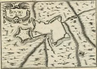 Picture 289 of 470 from Premiere[-seconde] partie, Les plans et profilz de toutes les principalles villes et lieux considerables de France : ensemble les cartes generalles de chascune prouince & les particulières de chasque gouuernement d'icelles (1636), leaf 662