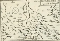 Picture 290 of 470 from Premiere[-seconde] partie, Les plans et profilz de toutes les principalles villes et lieux considerables de France : ensemble les cartes generalles de chascune prouince & les particulières de chasque gouuernement d'icelles (1636), leaf 664