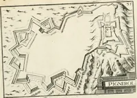 An illustration from Premiere[-seconde] partie, Les plans et profilz de toutes les principalles villes et lieux considerables de France : ensemble les cartes generalles de chascune prouince & les particulières de chasque gouuernement d'icelles (1636)