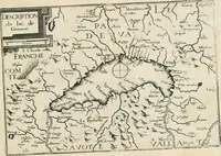 An illustration from Premiere[-seconde] partie, Les plans et profilz de toutes les principalles villes et lieux considerables de France : ensemble les cartes generalles de chascune prouince & les particulières de chasque gouuernement d'icelles (1636)