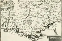 An illustration from Premiere[-seconde] partie, Les plans et profilz de toutes les principalles villes et lieux considerables de France : ensemble les cartes generalles de chascune prouince & les particulières de chasque gouuernement d'icelles (1636)