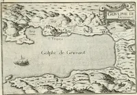 An illustration from Premiere[-seconde] partie, Les plans et profilz de toutes les principalles villes et lieux considerables de France : ensemble les cartes generalles de chascune prouince & les particulières de chasque gouuernement d'icelles (1636)