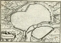 Picture 330 of 470 from Premiere[-seconde] partie, Les plans et profilz de toutes les principalles villes et lieux considerables de France : ensemble les cartes generalles de chascune prouince & les particulières de chasque gouuernement d'icelles (1636), leaf 746