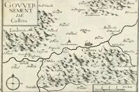 Picture 334 of 470 from Premiere[-seconde] partie, Les plans et profilz de toutes les principalles villes et lieux considerables de France : ensemble les cartes generalles de chascune prouince & les particulières de chasque gouuernement d'icelles (1636), leaf 754