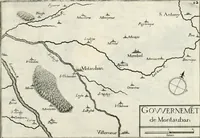 Picture 336 of 470 from Premiere[-seconde] partie, Les plans et profilz de toutes les principalles villes et lieux considerables de France : ensemble les cartes generalles de chascune prouince & les particulières de chasque gouuernement d'icelles (1636), leaf 758