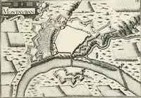 Picture 337 of 470 from Premiere[-seconde] partie, Les plans et profilz de toutes les principalles villes et lieux considerables de France : ensemble les cartes generalles de chascune prouince & les particulières de chasque gouuernement d'icelles (1636), leaf 760