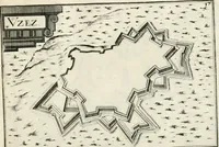 Picture 341 of 470 from Premiere[-seconde] partie, Les plans et profilz de toutes les principalles villes et lieux considerables de France : ensemble les cartes generalles de chascune prouince & les particulières de chasque gouuernement d'icelles (1636), leaf 768