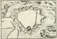 Picture 351 of 470 from Premiere[-seconde] partie, Les plans et profilz de toutes les principalles villes et lieux considerables de France : ensemble les cartes generalles de chascune prouince & les particulières de chasque gouuernement d'icelles (1636), leaf 788