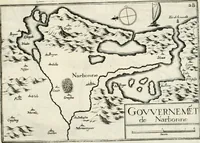 Picture 352 of 470 from Premiere[-seconde] partie, Les plans et profilz de toutes les principalles villes et lieux considerables de France : ensemble les cartes generalles de chascune prouince & les particulières de chasque gouuernement d'icelles (1636), leaf 790