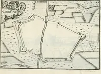 Picture 353 of 470 from Premiere[-seconde] partie, Les plans et profilz de toutes les principalles villes et lieux considerables de France : ensemble les cartes generalles de chascune prouince & les particulières de chasque gouuernement d'icelles (1636), leaf 792