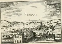 An illustration from Premiere[-seconde] partie, Les plans et profilz de toutes les principalles villes et lieux considerables de France : ensemble les cartes generalles de chascune prouince & les particulières de chasque gouuernement d'icelles (1636)