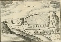 Picture 380 of 470 from Premiere[-seconde] partie, Les plans et profilz de toutes les principalles villes et lieux considerables de France : ensemble les cartes generalles de chascune prouince & les particulières de chasque gouuernement d'icelles (1636), leaf 844