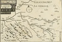 Picture 381 of 470 from Premiere[-seconde] partie, Les plans et profilz de toutes les principalles villes et lieux considerables de France : ensemble les cartes generalles de chascune prouince & les particulières de chasque gouuernement d'icelles (1636), leaf 846
