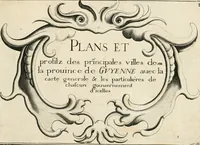 Picture 383 of 470 from Premiere[-seconde] partie, Les plans et profilz de toutes les principalles villes et lieux considerables de France : ensemble les cartes generalles de chascune prouince & les particulières de chasque gouuernement d'icelles (1636), leaf 850